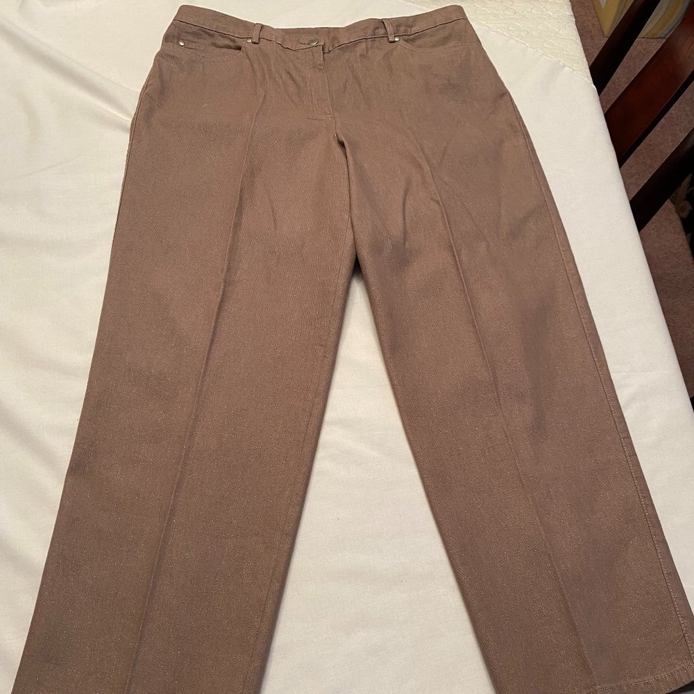 Ruby Rd. Tan Jeans Size 18